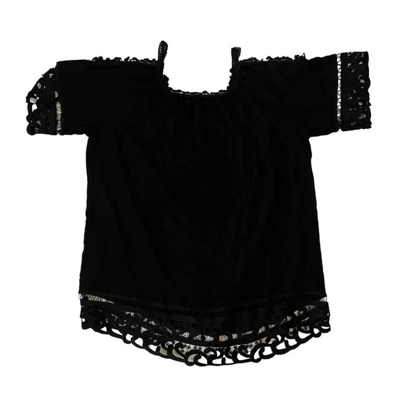 Swimsuits for All Off-Shoulder Lace Detailing Short Sleeve Cover-up Size 22/24 - Picture 5 of 5